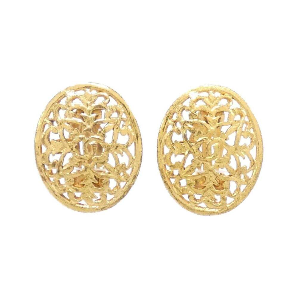 CHANEL Gold Earrings - Picture 1 of 5